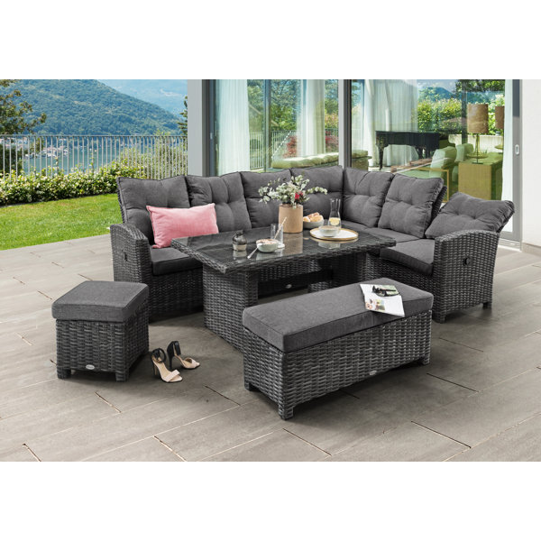 Ecklounge Rattan Mit Esstisch Wayfair
